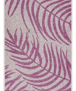 Balkonkleed palm - Palmera roze/crème - overzicht boven, thumbnail