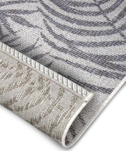 Balkonkleed palm - Palmera grijs/crème - close up, thumbnail