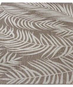 Buitenkleed palm - Palmera bruin/crème - overzicht schuin, thumbnail