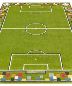 Speelkleed voetbaveld - groen/multi - overzicht schuin, thumbnail Speelkleed voetbaveld - groen/multi - overzicht schuin, thumbnail