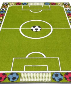 Speelkleed voetbal Stadium - groen/multi - overzicht schuin, thumbnail Speelkleed voetbal Stadium - groen/multi - overzicht schuin, thumbnail
