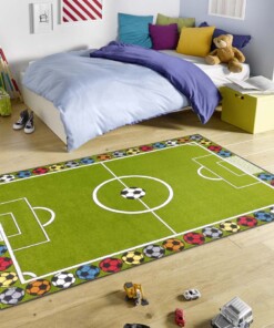 Speelkleed voetbal Stadium - groen/multi - sfeer