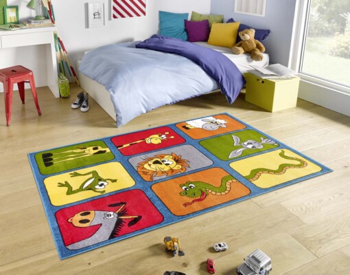 Speelkleed blokken Zoo Buddies - multi - sfeer