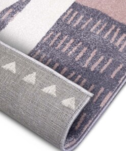 Kinderkleed Alpaca Dolly - roze/grijs - close up, thumbnail Kinderkleed Alpaca Dolly - roze/grijs - close up, thumbnail