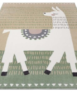 Kinderkleed Alpaca Dolly - bruin/groen - overzicht schuin, thumbnail Kinderkleed Alpaca Dolly - bruin/groen - overzicht schuin, thumbnail