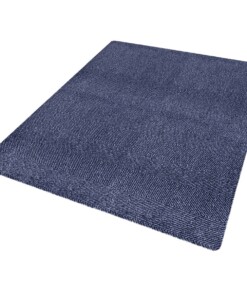 Modern effen deurmat Clean & Go - blauw/zwart - overzicht schuin, thumbnail Modern effen deurmat Clean & Go - blauw/zwart - overzicht schuin, thumbnail