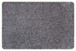 Modern effen deurmat Clean & Go - zwart/antraciet - overzicht boven, thumbnail