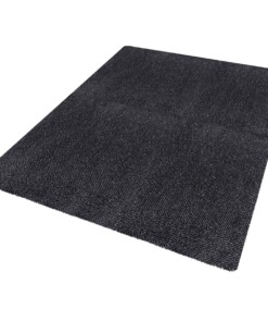 Modern effen deurmat Clean & Go - zwart/antraciet - overzicht schuin, thumbnail Modern effen deurmat Clean & Go - zwart/antraciet - overzicht schuin, thumbnail