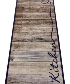 Design Keukenloper Wasbaar 30°C taupe - overzicht schuin, thumbnail Design Keukenloper Wasbaar 30°C taupe - overzicht schuin, thumbnail