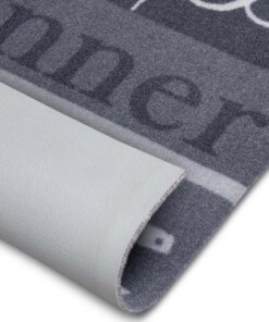 Keukenloper Dinner Wasbaar 30°C grijs - close up, thumbnail