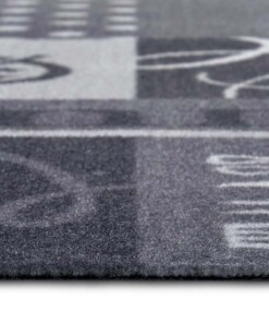 Keukenloper Dinner Wasbaar 30°C grijs - close up, thumbnail