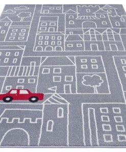 Speelkleed stad route - grijs - overzicht schuin, thumbnail