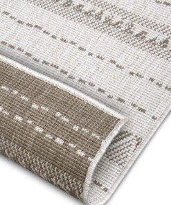 Binnen & buiten vloerkleed Bahama's - lichtbruin/créme - close up, thumbnail Binnen & buiten vloerkleed Bahama's - lichtbruin/créme - close up, thumbnail