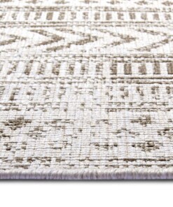 Loper binnen & buiten Biri - lichtbruin/crème - close up, thumbnail Loper binnen & buiten Biri - lichtbruin/crème - close up, thumbnail