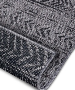 Loper binnen & buiten Biri - zilver/zwart - close up, thumbnail