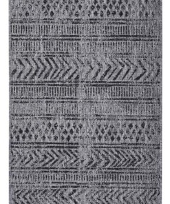 Loper binnen & buiten Biri - zilver/zwart - overzicht boven, thumbnail