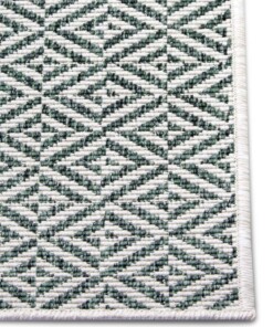 Binnen & buiten vloerkleed Borneo - groen - close up, thumbnail Binnen & buiten vloerkleed Borneo - groen - close up, thumbnail