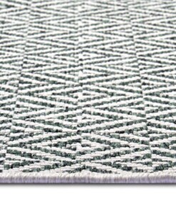 Binnen & buiten vloerkleed Borneo - groen - close up, thumbnail Binnen & buiten vloerkleed Borneo - groen - close up, thumbnail