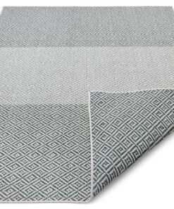 Binnen & buiten vloerkleed Borneo - groen - overzicht schuin, thumbnail Binnen & buiten vloerkleed Borneo - groen - overzicht schuin, thumbnail