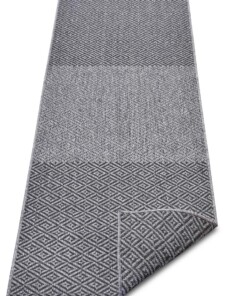 Binnen & buiten vloerkleed Borneo - zwart/zilver - overzicht schuin, thumbnail Binnen & buiten vloerkleed Borneo - zwart/zilver - overzicht schuin, thumbnail