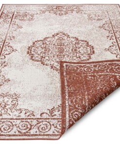 Vintage buitenvloerkleed Cebu - terracotta/crème - overzicht schuin, thumbnail Vintage buitenvloerkleed Cebu - terracotta/crème - overzicht schuin, thumbnail