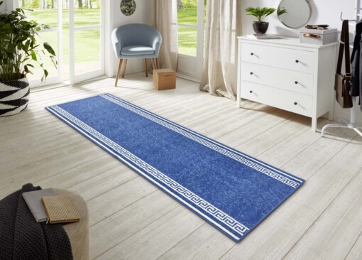 Design loper Casa - blauw - sfeer