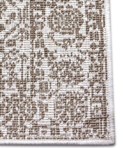 Loper binnen & buiten Curacao - lichtbruin/crème - close up, thumbnail Loper binnen & buiten Curacao - lichtbruin/crème - close up, thumbnail