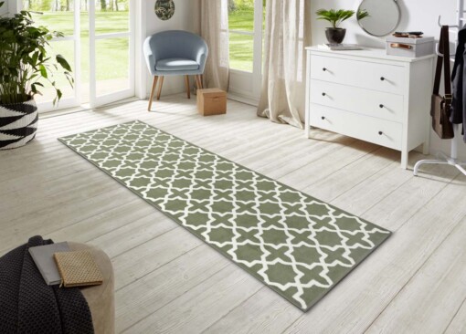 Design loper Glam - groen - sfeer