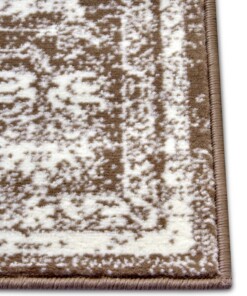 Design vintage tapijt Glorious - taupe/crème - close up, thumbnail