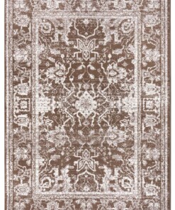 Design vintage tapijt Glorious - taupe/crème - overzicht boven, thumbnail