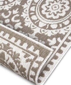 Loper binnen & buiten Duque - lichtbruin/crème - close up, thumbnail