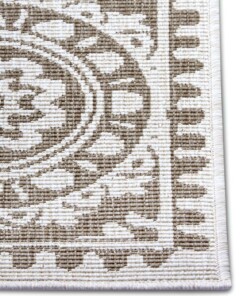 Loper binnen & buiten Duque - lichtbruin/crème - close up, thumbnail