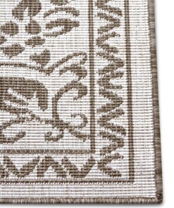 Binnen & Buiten vloerkleed Leyte - lichtbruin - close up, thumbnail