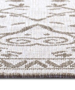 Binnen & Buiten vloerkleed Leyte - lichtbruin - close up, thumbnail