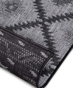 Loper binnen & buiten ruiten Malibu - zilver/zwart - close up, thumbnail