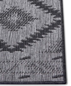 Loper binnen & buiten ruiten Malibu - zilver/zwart - close up, thumbnail