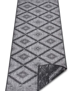 Loper binnen & buiten ruiten Malibu - zilver/zwart - overzicht schuin, thumbnail