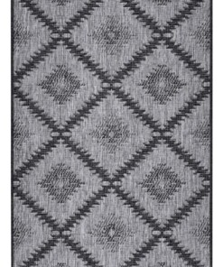 Loper binnen & buiten ruiten Malibu - zilver/zwart - overzicht boven, thumbnail