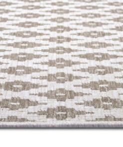 Loper binnen & buiten ruiten Nizza - lichtbruin/crème - close up, thumbnail