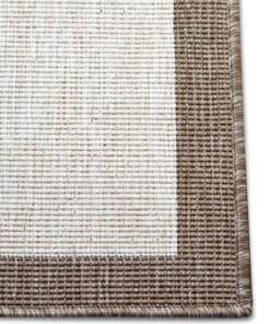 Loper binnen & buiten Panama - lichtbruin/crème - close up, thumbnail Loper binnen & buiten Panama - lichtbruin/crème - close up, thumbnail