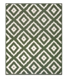 Modern vloerkleed ruiten Diamond - groen/crème - overzicht boven, thumbnail Modern vloerkleed ruiten Diamond - groen/crème - overzicht boven, thumbnail