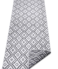 Loper binnen & buiten ruiten Rio - zilver - overzicht schuin, thumbnail Loper binnen & buiten ruiten Rio - zilver - overzicht schuin, thumbnail