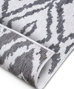 Binnen & buiten vloerkleed ruiten Rio - zilver - close up, thumbnail Binnen & buiten vloerkleed ruiten Rio - zilver - close up, thumbnail