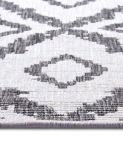 Binnen & buiten vloerkleed ruiten Rio - zilver - close up, thumbnail Binnen & buiten vloerkleed ruiten Rio - zilver - close up, thumbnail