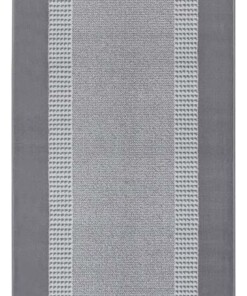 Design loper Band - lichtgrijs - overzicht boven, thumbnail