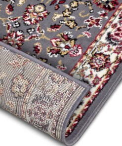 Design loper Vintage - grijs/rood - close up, thumbnail