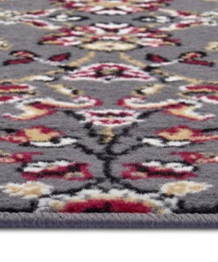 Design loper Vintage - grijs/rood - close up, thumbnail