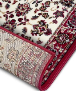 Design loper Vintage - rood/crème - close up, thumbnail Design loper Vintage - rood/crème - close up, thumbnail