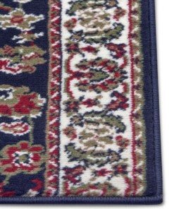 Design loper Vintage - marineblauw - close up, thumbnail