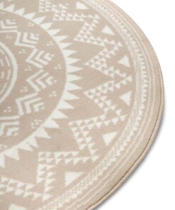 Rond vloerkleed Valencia - ivoor - close up, thumbnail Rond vloerkleed Valencia - ivoor - close up, thumbnail